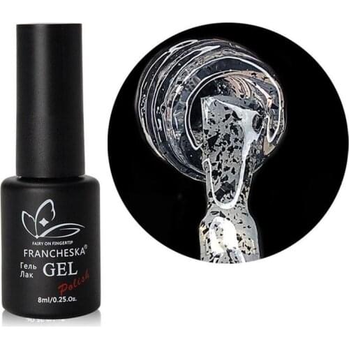 Nail Art Eggshell Glue Nail Polish Gel Quail Egg Effect Black Fashion Nail Art Polish 8ml
