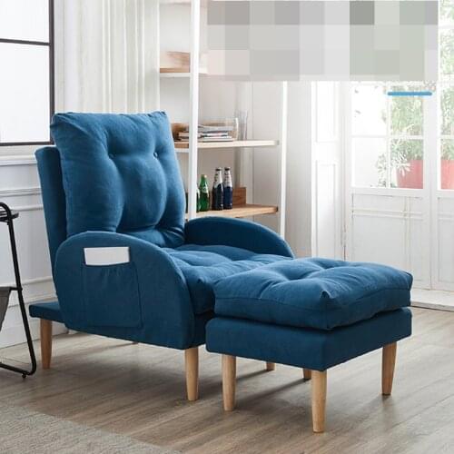 Lounge Chair Lazy Sofa Single Bedroom Balcony Small Sofa Tatami Folding Chair Leisure Net Red Small Chairs Living Room