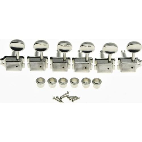 Left Lefty Nickel Vintage Guitar Tuning Keys Tuners Machine Heads for ST TL