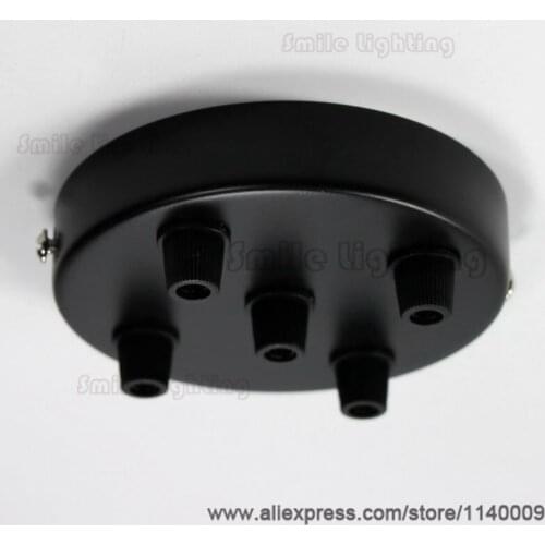 Metal Ceiling Rose Vintage Ceiling Canopy For 3 Lamps 4 Lamps 5 Lamps Pendant Light