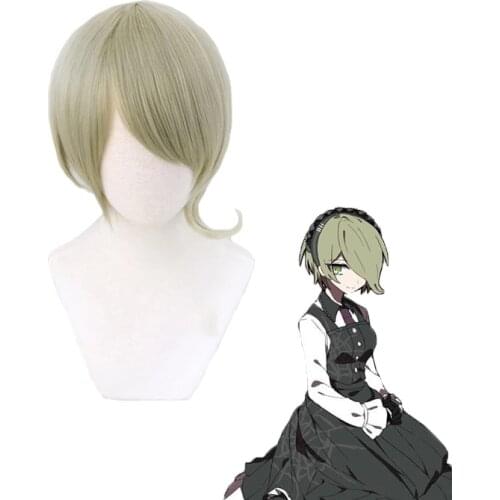 Danganronpa Dangan Ronpa V3 Tojo Kirumi Mixed Color Cosplay Wigs Halloween Costume Wigs + Free Hairnet