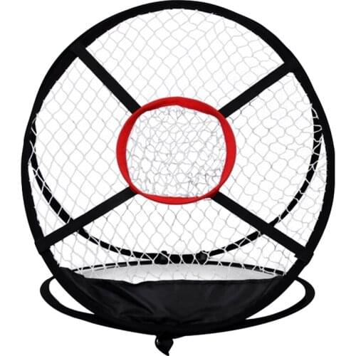 PGM Golf Indoor Outdoor Chipping Pitching Cages Mats Practice Easy Net Golf Training Aids Net Collapsible Chipping Net