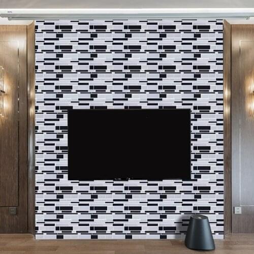 Caravan renovation subway tile kitchen sticker tile instant stick on wall 3D wallpaper 250*250mm