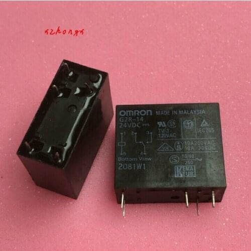 Power relay G2R-14 24VDC 5-pin DC24V seal 10AG2R-14-24V