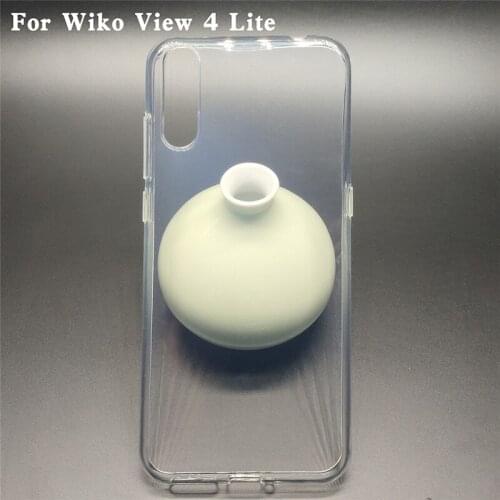 Luxury Clear Soft Silicone Phone Case Cover For Wiko View 4 Lite Back Covers For Wiko View4 Lite Coque Fundas Capa