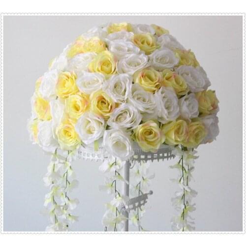SPR NEW!!Free shipping!wedding centerpiece,wedding table decoration flowers, Road lead flower balls,(only the flowers)2pcs/lot