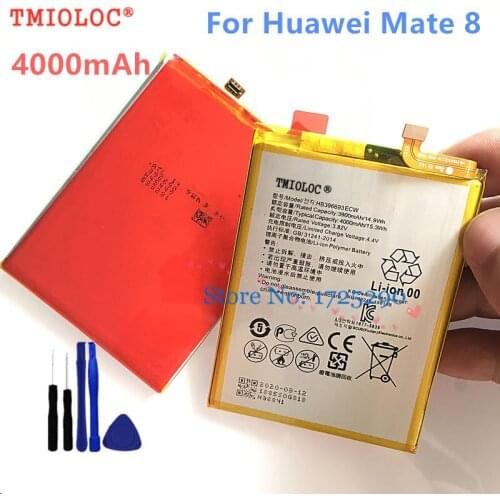 TMIOLOC New original HB396693ECW Battery for Huawei Mate 8 NXT-AL10 NXT-TL00 NXT-CL00 NXT-DL00 mate8 battery