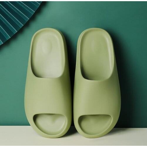 Unisex Coconut Slippers Summer Ladies Indoor Non-Slip Slides Women Home Thick Sandals Lovers Bathroom Flip Flops Outdoor Shoes
