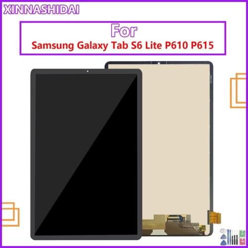 Tablet LCD For Samsung Galaxy Tab S6 Lite P610 P615 SM-P610 SM-P615 LCD Display Touch Screen Glass Panel Digitize Assembl
