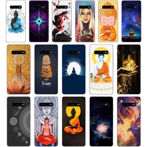 007FG Buddha Soft Silicone Tpu Cover Case for Samsung Galaxy A01 A10 M11 M21 S10 S20 J1 2016 Plus case