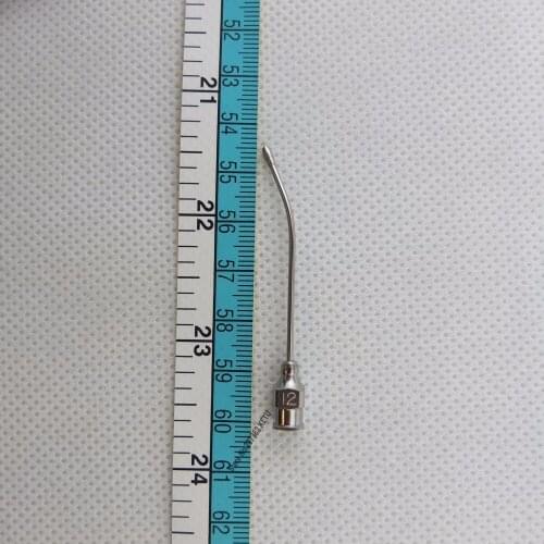 10pcs/lot 1.2mm x 55mm #12 Bent Hand Feeding Rearing Gavage Crop Needle Medication Tube Cage Birds Mice