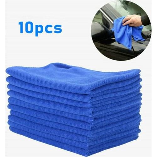 10 Pack Good Water Absorption Ability Towels Microfibre Cleaning Cloth Microfiber Dish Car Gym Glass 30x30CM Towel