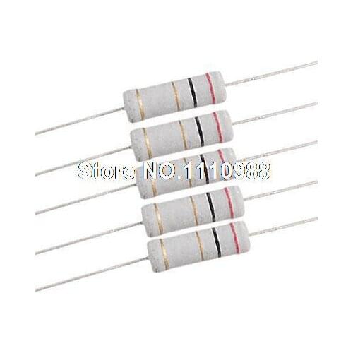 10 x 5W 700V 2 ohm Metal Oxide Film Resistors 2R