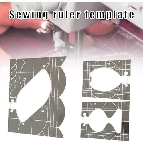 2.5mm Quilting Template Acrylic Embroidery Stencil Rulers Free Motion Diy Sewing Tool For High Shank Sewing Machine Инструменты