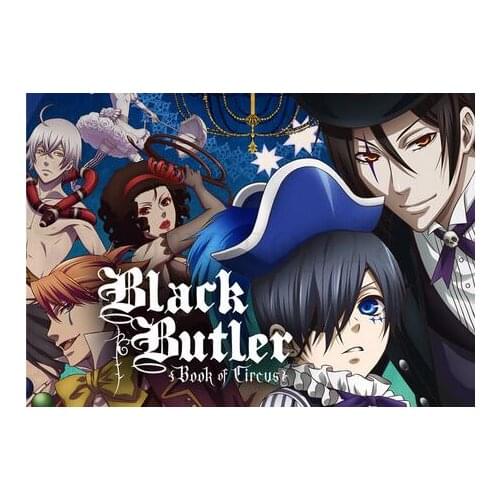 24style Choose Black Butler Japanese anime Art Film Print Silk Poster Home Wall Decor 24x36inch