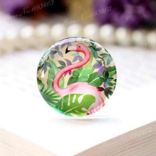 40PCS 12mm)/Round12mm 20mm 25mm 30mm Glass Cabochon DIY For jewelry finding Cameo Setting,Dome Flat Back Beads-Bird-272-2