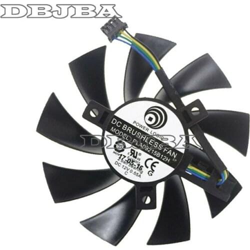 87MM PLA09215B12H DC12V 0.55A 4PIN graphics Fan For ASUS PH-GTX1060-3G 6GB