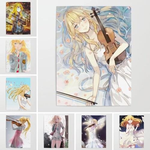 Diamond Mosaic Diamond Painting Anime Your Lie April Diamond Mosaic Full Diamond Embroidery Cross Stitch Kit Home Decoration