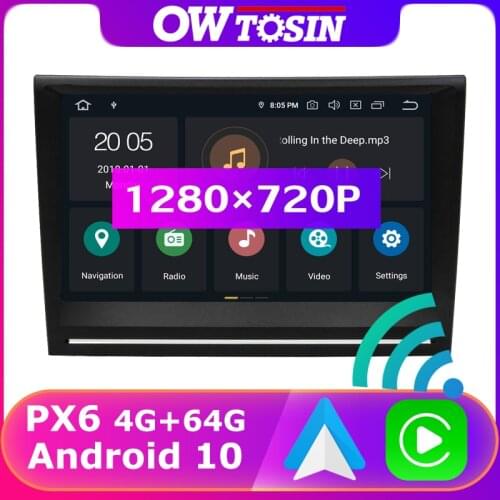 8" 1280*720P PX6 4+64G Car Media For Porsche 911 997 Cayman 987 Boxster 987 997 Facelift 2005-2012 GPS Carplay Android 10 Radio