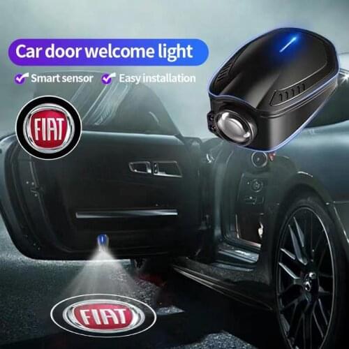 Wireless Led Car Door Light For Volkswagen DS Opel Kia Fiat VW Logo Welcome Lamp Laser Projector Ghost Shadow Lamp Accessories