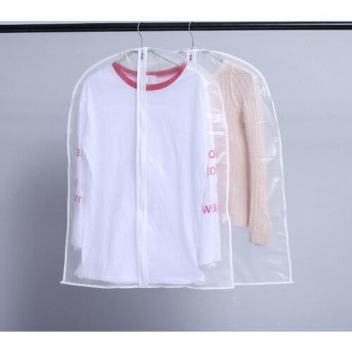 Clothes Dust Cover Dustproof Garment Cloth Storage bag Waterproof Suit Coat Protector Storage Bag Wardrobe Hanging Organizer