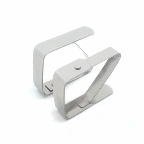 Fixmee 4pc Stainless Steel Tablecloth Cover Clips Holder Clamps for Party Picnic