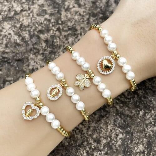 Белые браслеты FLOLA China At AliExpress