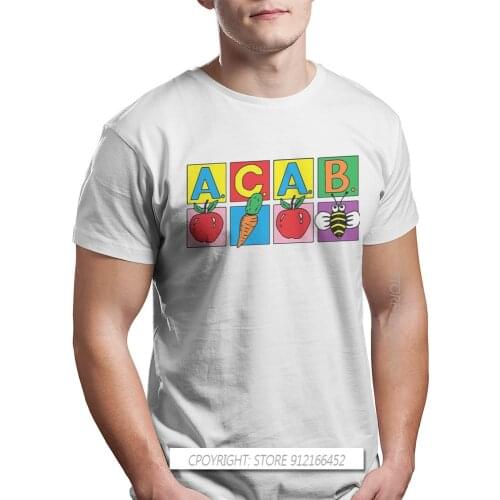ACAB Kids Men TShirt Gay Lesbian Homosexual LGBT Pride Month Parades O-Neck Tops Fabric T Shirt Funny Birthday Gifts