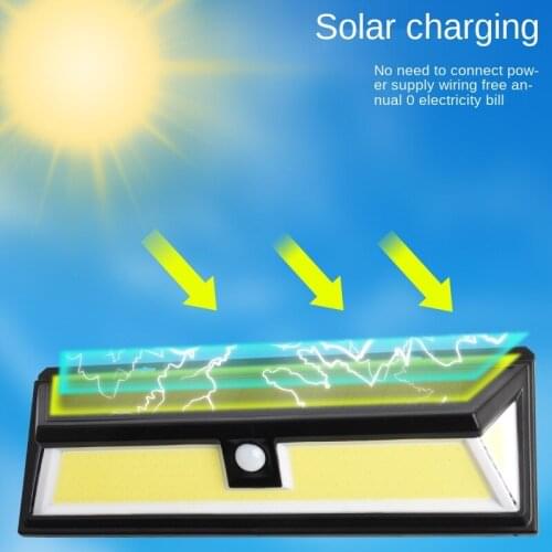 Solar human body induction lamp outdoor garden lamp wall lamp lighting street lamp landscape lamp waterproof
