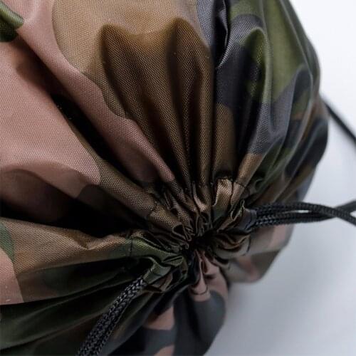 Camouflage Backpack Drawstring Gym Bag Travel Sport Outdoor Bag Lightweight JAN88