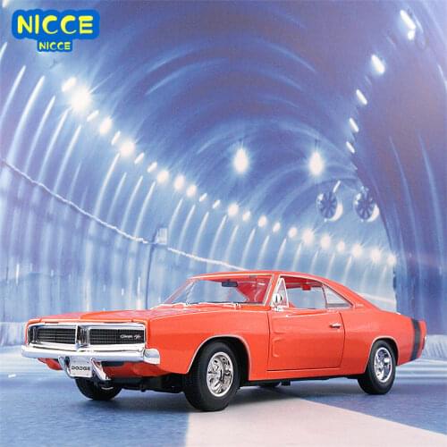Maisto 1:18 Diecast 1969 Dodge Charger R/T 1952 Citroen 15CV 6 CYL Sport Car High Simulation Vehicle Alloy Model Car