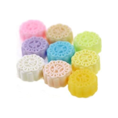 ZOCDOU 9 Pieces Mini Moon Cakes Small Statue Little Figurine Crafts Figure Ornament Miniatures