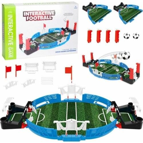 Mini Tabletop Football Funny Board Match Game Indoor Tabletop Soccer Toys For Parent-child Portable Family Interactive Toys