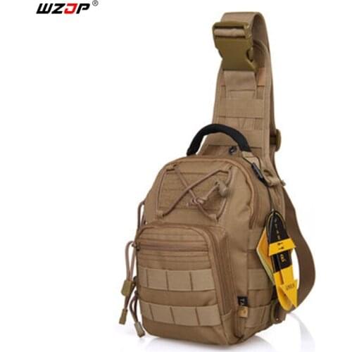 WZJP 2018 New Military Tactical Pouch Camouflage Small Chest Bag With Molle Outdoor Hunting Camping Waterproof Pouch 7colors