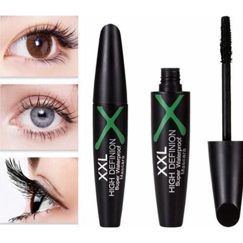 New 4D Silk Fiber Eyelashes Lengthening Mascara Waterproof Long Lasting Lash Black Eyelashes Extension Make Up 3D Mascara