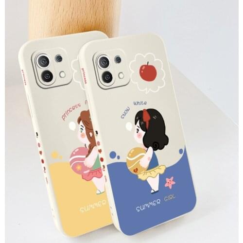 Beach Vacation Girl Phone Case For Xiaomi Mi 11 11lite 11Ultra 11i 10T 10TPro 10TLite 10 10S lite Pro Poco F2 X2 F3 Pro Cover