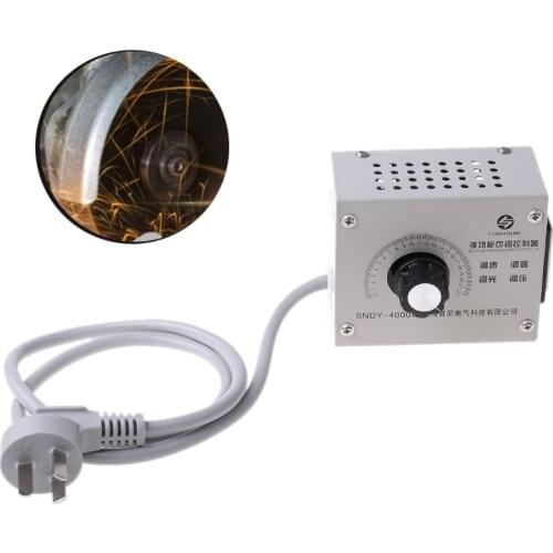 WBT-4000W 220V Controllable Variable Voltage Regulator Light Brightness Temperature Adjustment Fan Speed Motor Electric Dimmer