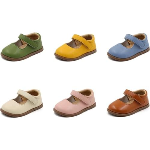 Girls Kids Flat Shoes Kids Retro Hollow Soft Bottom Childrens Casual Sandals School Princess Pu Leather Fashion Shoes Non-Slip