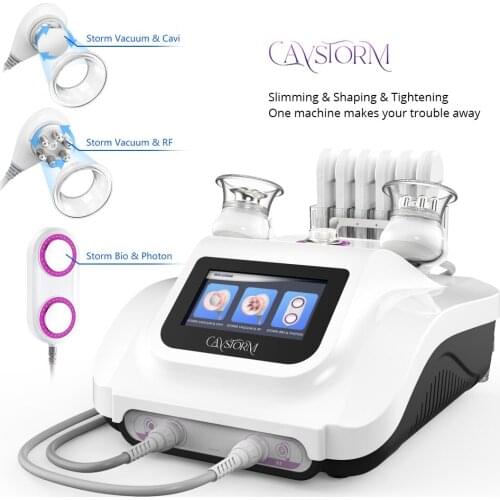 USA Hot Sale CaVstorm 40K Ultrasonic Cavitation 3.0 Slim RF Vacuum Fat Burning Microcurrent Photon Body Skin Lifting Machine