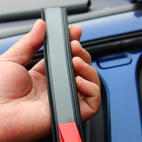 Universal DIY Car Sealing Strip Car B Pillar Seal Strips Sticker Soundproofing Waterproof Sealing Sticker Automobile Accessories
