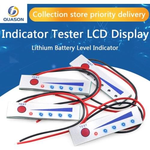 Lithium Battery Level 1S 2S 8V 3S 12V 4S 16V 5S 21V 6S 25V Indicator Tester LCD Display 18650 Lipo Li-ion Battery Meter Module
