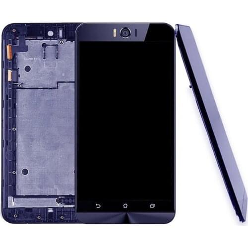 High Quality LCD Screen and Digitizer Full Assembly Lcd Replacement Glass with Frame For ASUS Zenfone Selfie ZD551KL Z00UD