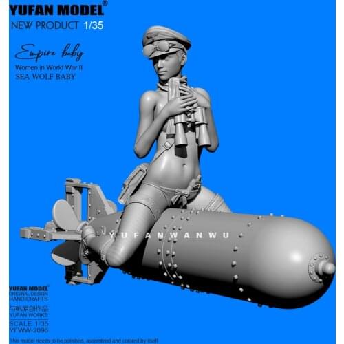 1/35 YUFAN MODEL Resin figure model kits DIY self-assembled YFWW-2096