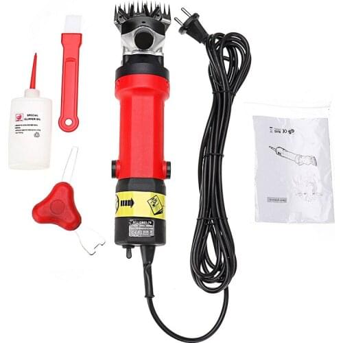 110-220V Electric Sheep Shearing Machines Professional Blade Goat Shear Clipper Steel 680W Farm Cutter Wool Scissor Adjustable