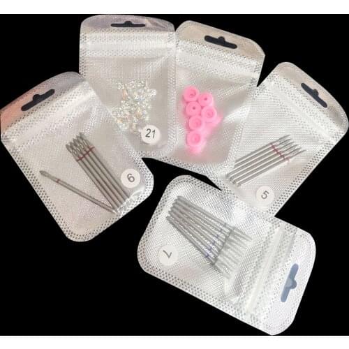 6pcs/Set Diamond Nail Drill Bit Rotery Electric Milling Cutters For Pedicure Manicure Files Cuticle Burr Nail Tools Accessories