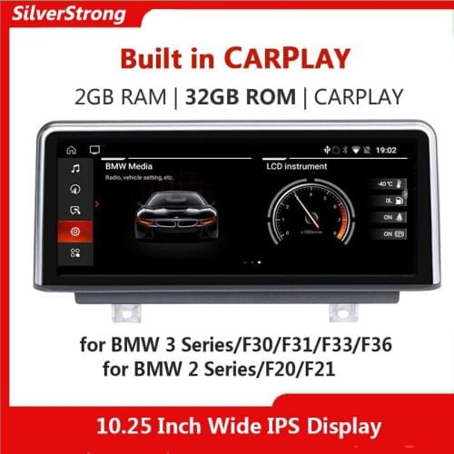 10.25" IPS CarPlay Android10 Car Multimedia Player for BMW F30 F20 F31 F22 F21 F32 F33 F36,1/2/3/4 series,NBT System,Autoradio