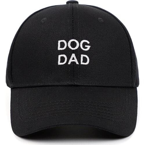 DOG DAD baseball cap hip hop embroidery men dad hat outdoor sports hiphop snapack hat cotton kpop curved sunhat dropshipping
