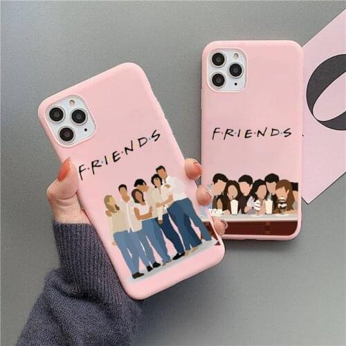Central Perk Coffee friends tv show Phone Case Candy Color for iPhone 11 12 mini pro XS MAX 8 7 6 6S Plus X 5S SE 2020 XR