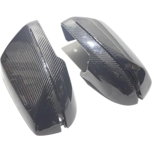For Cadillac XTS refits carbon fiber rear view mirror shell, reversing mirror cover and reflector cover Replacement style a pair