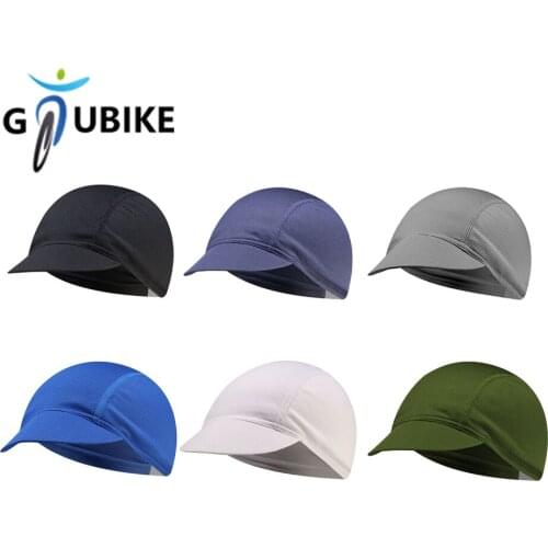 GTUBIKE Breathable Cycling Cap Solid Color Sweat-absorbing Wicking Outdoor Sports Cap Sunscreen Fishing Running Hat Headwear